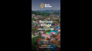 🌈 Indonesia&#39;s Incredible Rainbow Village is a World of Color!