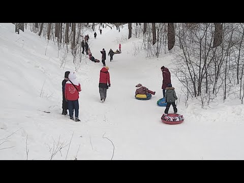 Сибирь отдыхает Новогодние каникулы в Новосибирске