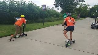 Scooterboard Demo Race