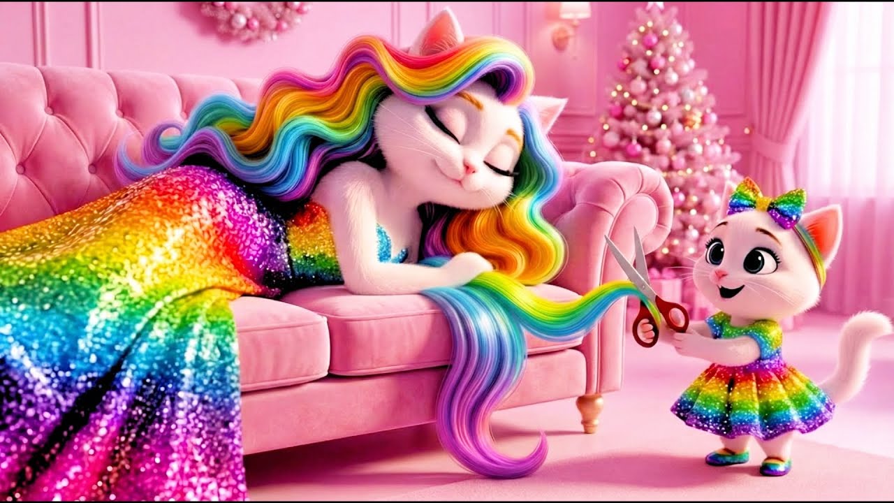 💇🏻‍♀️ Mischievous Little Kitten Cuts Mom’s Hair ✂️ To Buy An iPhone 17| AI Cat Story