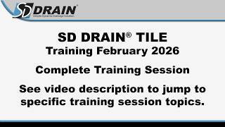 SD Drain Tile Training 2026