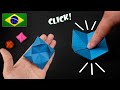 Origami Mini Pop It || Botão de papel - Instruções em Português PT-BR