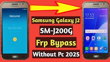 Samsung Galaxy j2 frp bypass | Samsung j2 frp without pc | Samsung j200g frp unlock
