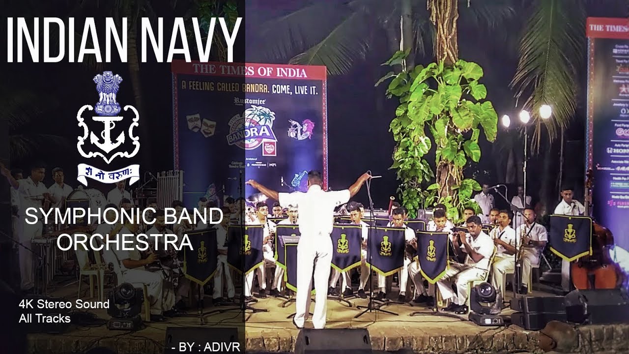 Indian Navy Symphony Band Orchestra Performance 4k Stereo Audio Youtube