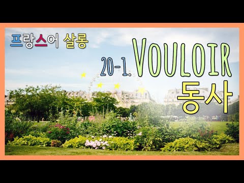 [기초 프랑스어] 프랑스어 Vouloir 동사로 원하는 것 표현하기! [20-1]