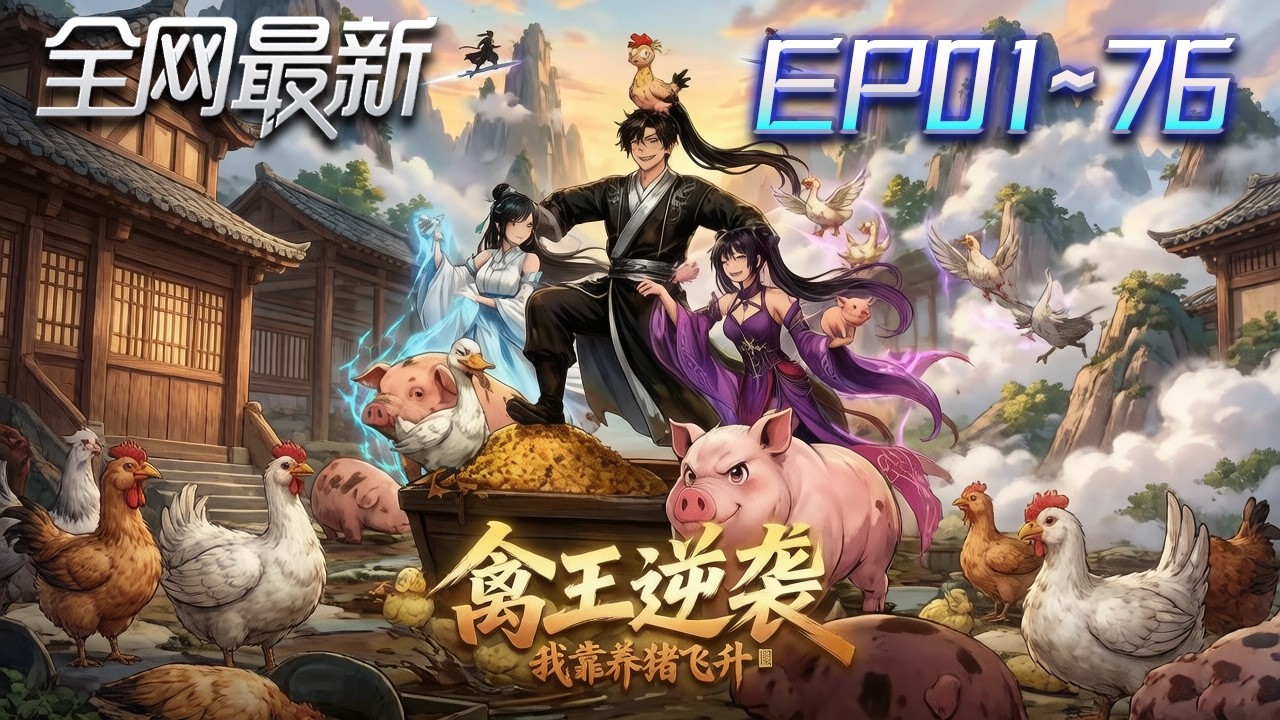 ⚡【首播漫剧】《禽王逆袭我靠养猪飞升》💥第1~76集： 無靈根雜役覺醒神級飼養系統！養雞養出逆天戰寵！#修仙 #ai漫剧 #動畫 #繫統 #末世 #小欣说文