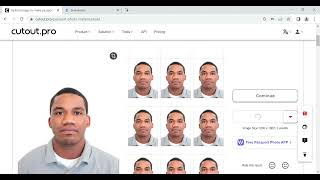 Cutout Pro Passport Size Photo Maker Passport Size Photo Free screenshot 5