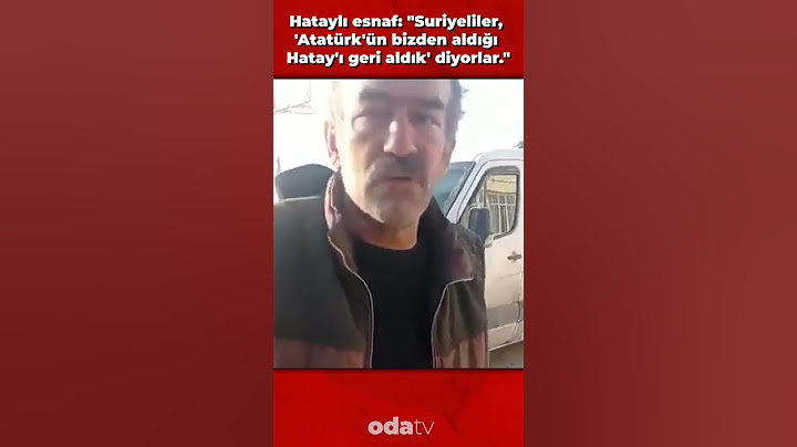 Hataylı esnaf: "Suriyeliler, 'Atatürk'ün bizden aldığı Hatay'ı geri aldık' diyorlar." #shorts
