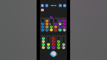 Another Lv 324 Ball Sort Puzzle - Color Game / 顏色分類遊戲 / ボールソーティングパズル (Guru Game)  #ballsortpuzzle