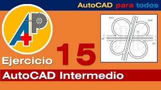 AutoCAD Intermedio  Ejercicio 15