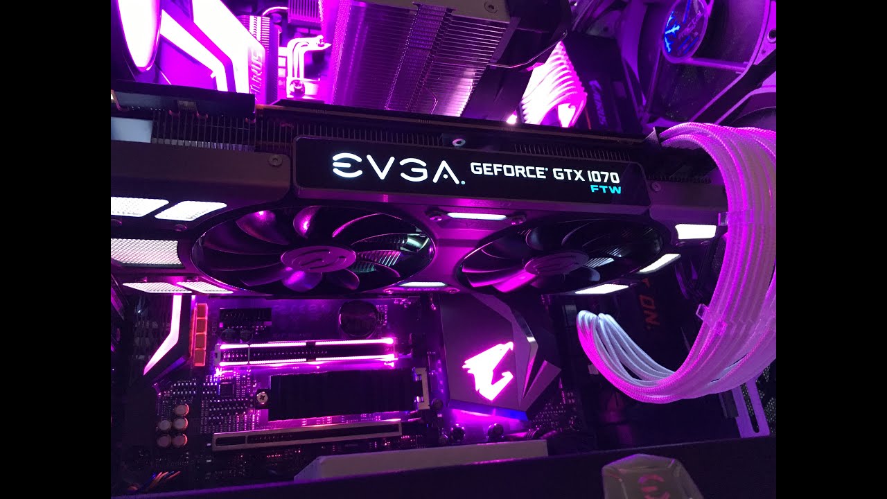 Ryzen 5 2600x EVGA GTX 1070 FTW |PC GAMING SETUP