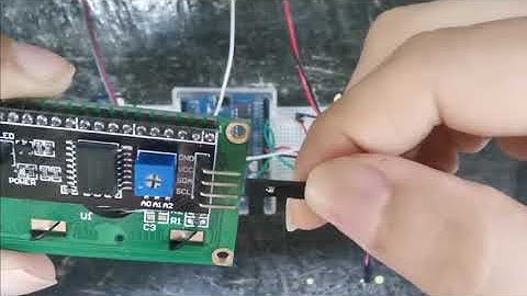 Instalación de la pantalla Lcd y el adaptador I2C en el arduino ( Video 4) - Grupo Control