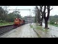 7Mins of Refreshing Compilation of Trains at Khandala Railway Hill Station in Monsoon & Spring