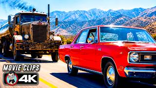 Spielberg's DUEL | All the Best Truck Chase Moments 🔥 4K