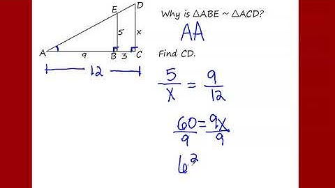 7.3 Triangle Similarity:  AA,  SSS,  SAS