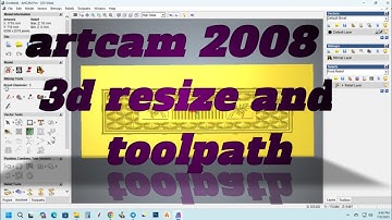 3d toolpath in artcam 2008 bangla tutorial