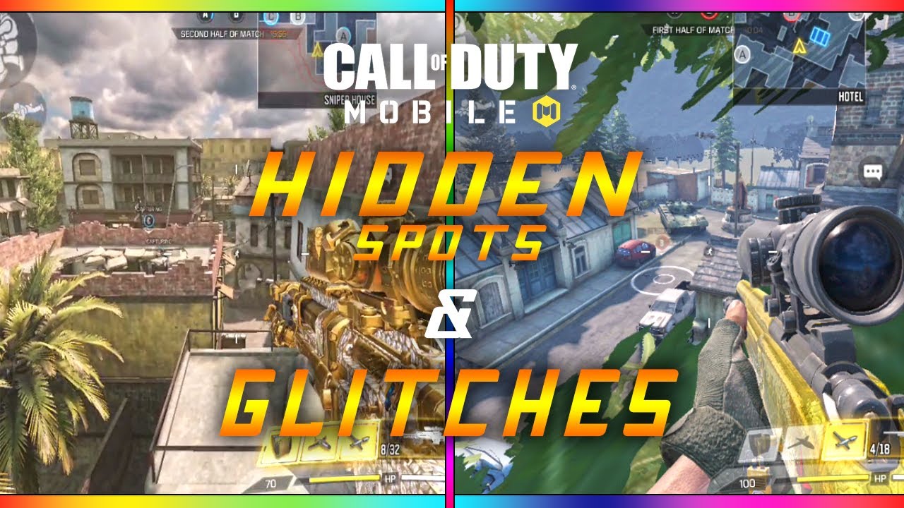 *BEST* HIDDEN SPOTS & GLITCHES || Call Of Duty: Mobile - Part #8