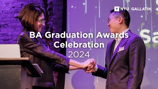 NYU Gallatin | BA Graduation Awards Celebration 2024