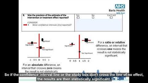 How to critically appraise a RCT folloiwng the CASP checklist - 8