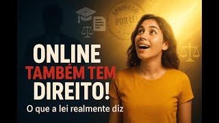 Estuda online? 😳 O que a LEI diz sobre a meia-entrada (e ninguém explica)