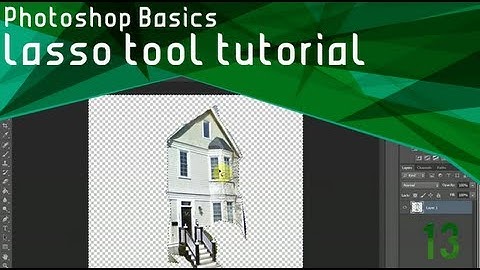 Photoshop Basics - Lasso Tool Tutorial