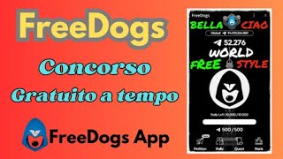 FreeDogs - Concorso Gratuito a tempo #FreeDogsApp #airdropcrypto #crypto #Dogscrypto #Criptogratis