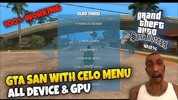 GTA SA CLEO CHEAT MODS ALL ANDROID - IPHONE LAST  VERSION  SUPPORTED✅ | Direct Link📥 No Password