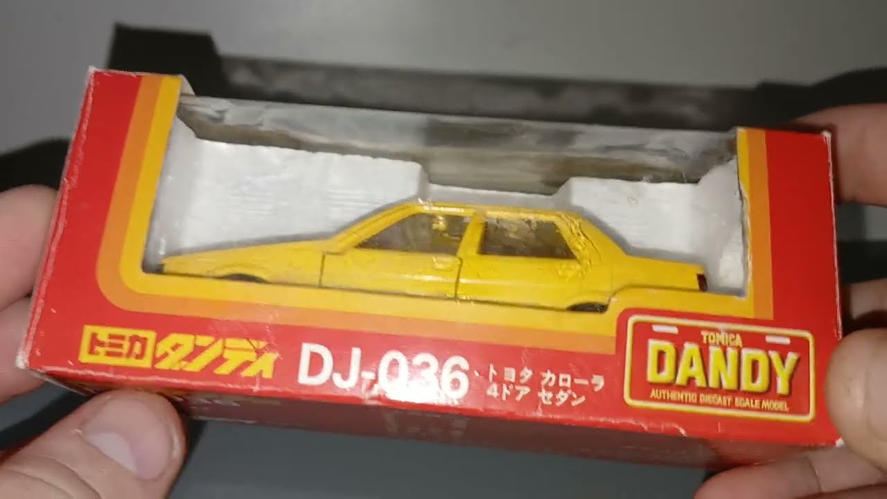 Tomica Dandy 1/43 scale Toyota Corolla - YouTube