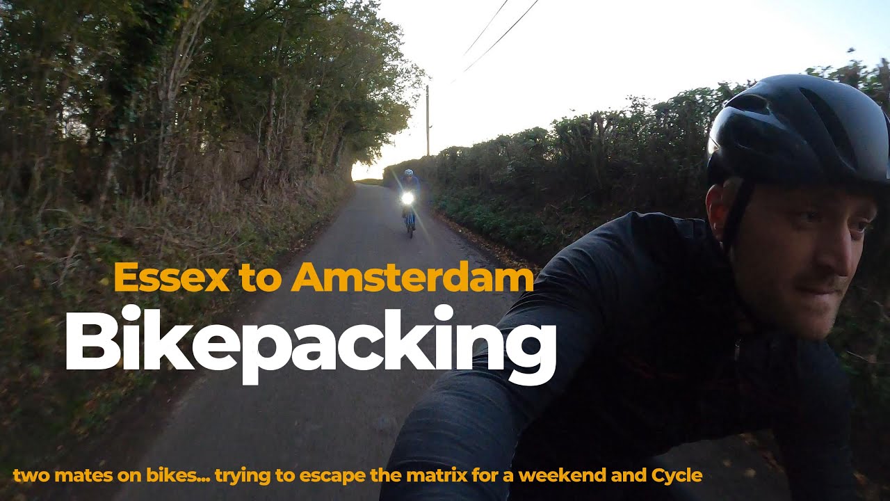 Cycling through the night to catch a ferry | Essex to Amsterdam | Escape the matrix and cycle
