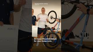 Die Wilhelm-Knapp-Schule Weilburg ist jetzt „BikeSchool" – 21 neue Mountainbikes