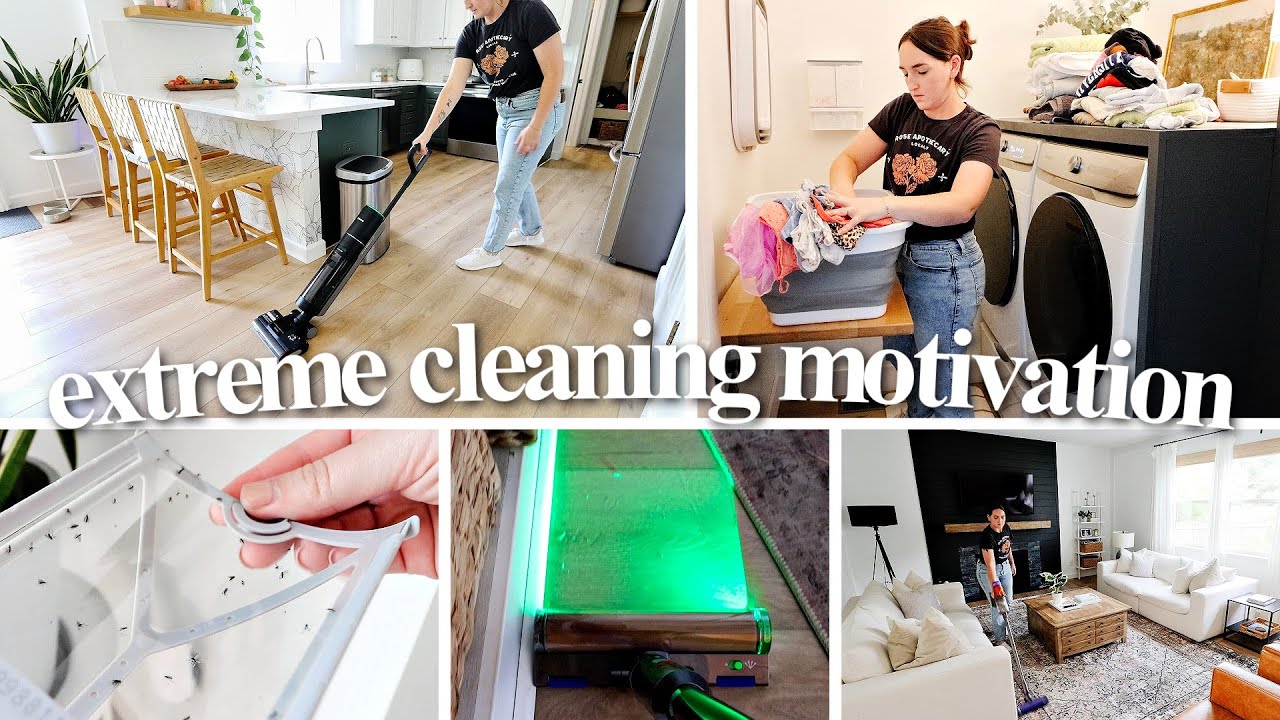 ЭКСТРЕМАЛЬНАЯ УБОРКА ДОМА СО МНОЙ | МОТИВАЦИЯ К УБОРКЕ ДОМА 2023