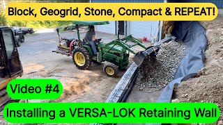 Building a strong retaining wall (video #4)