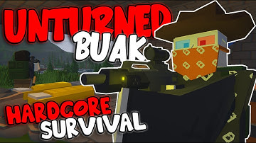 I Survived 100 Days Hardcore in Buak (Unturned Vanilla)