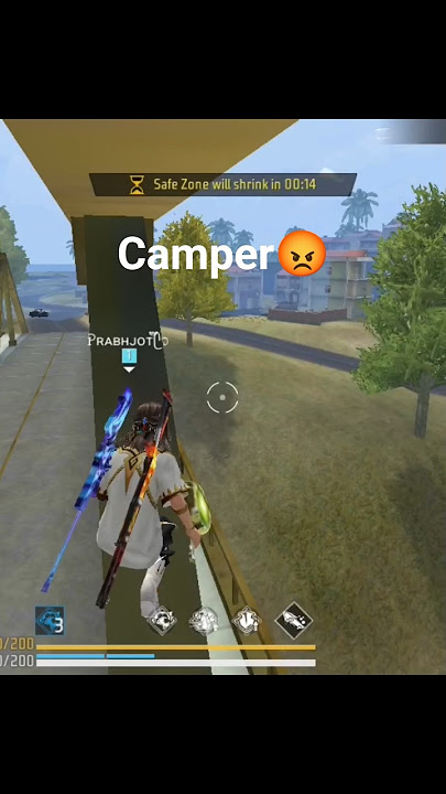 Camper on bridge | Awm - Y | sniping awm | P² Gaming | Free fire max | #ff #ffshorts