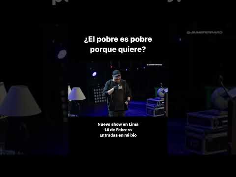 ¿El pobre es pobre porque quiere?