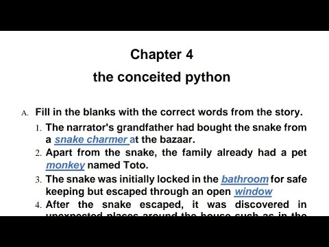the conceited python questions and answers class 7 chapter 4 of ace ...