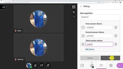 Collaborate Ultra for instructors: Polling