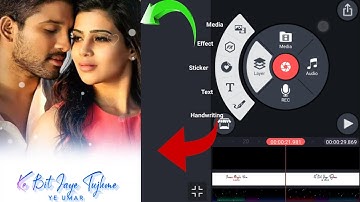 How To Make New Lyrics WhatsApp Status Video Editing In Kinemaster Tutorial