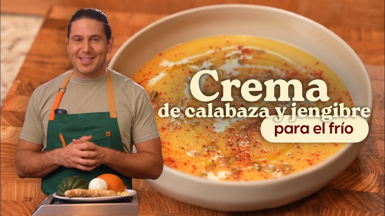 Sopa de Calabaza con Jengibre | Recetas para Brillar en las Fiestas EP10 | Chef James