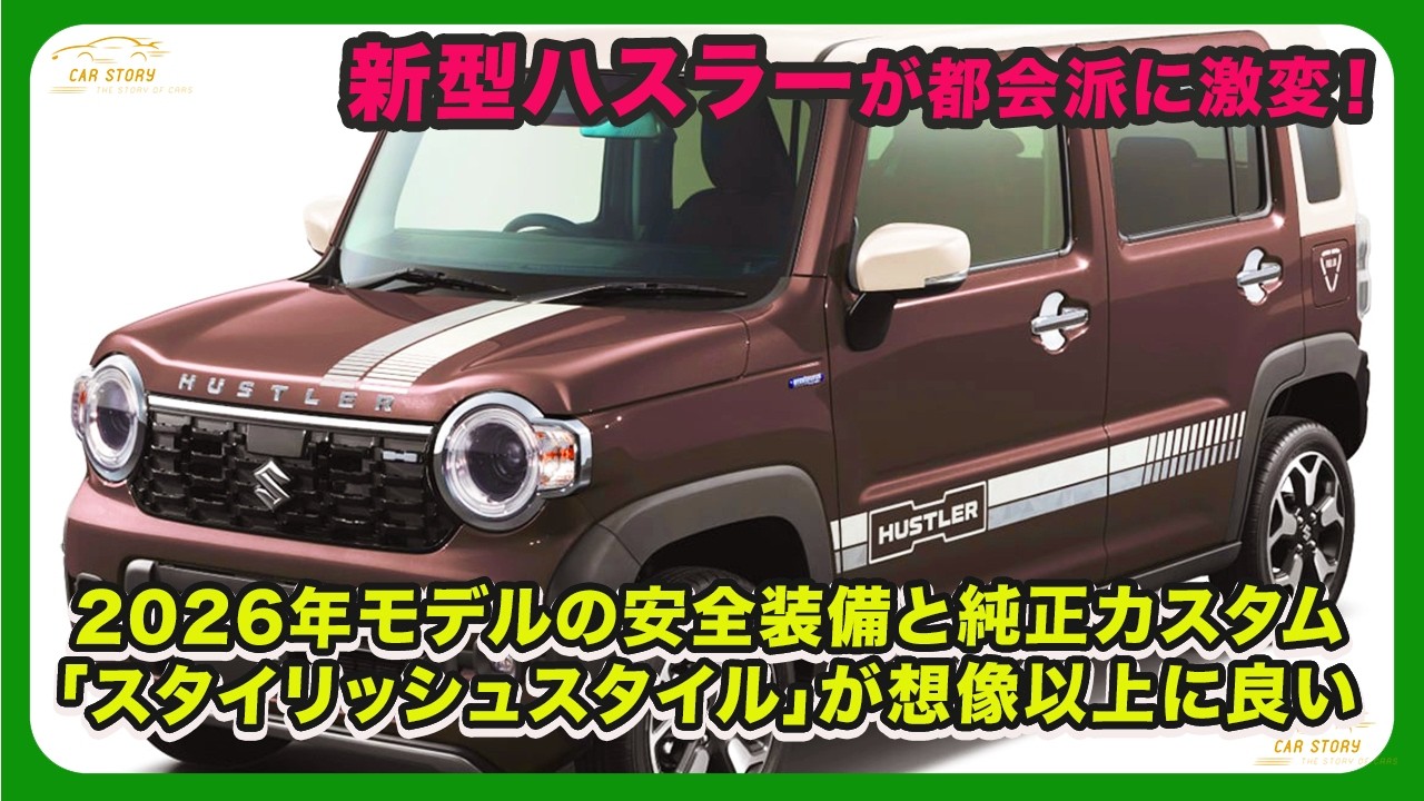 ゆういちさん 専用　① SUZUKIハスラー The new Hustler has undergone a dramatic transformation into a