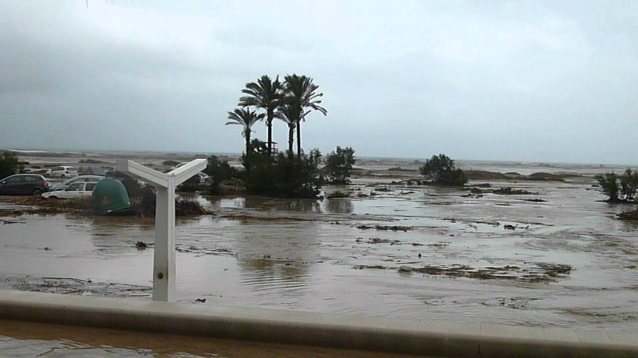 Flooding at Vera Playa, Almeria. 28-09-2012