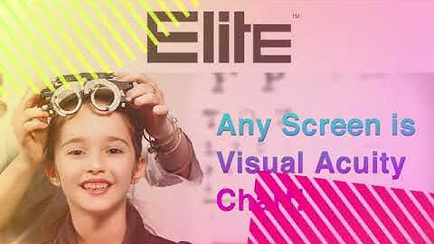 [Elite] Eye chart dongle without monitor, fast shipping to your door!