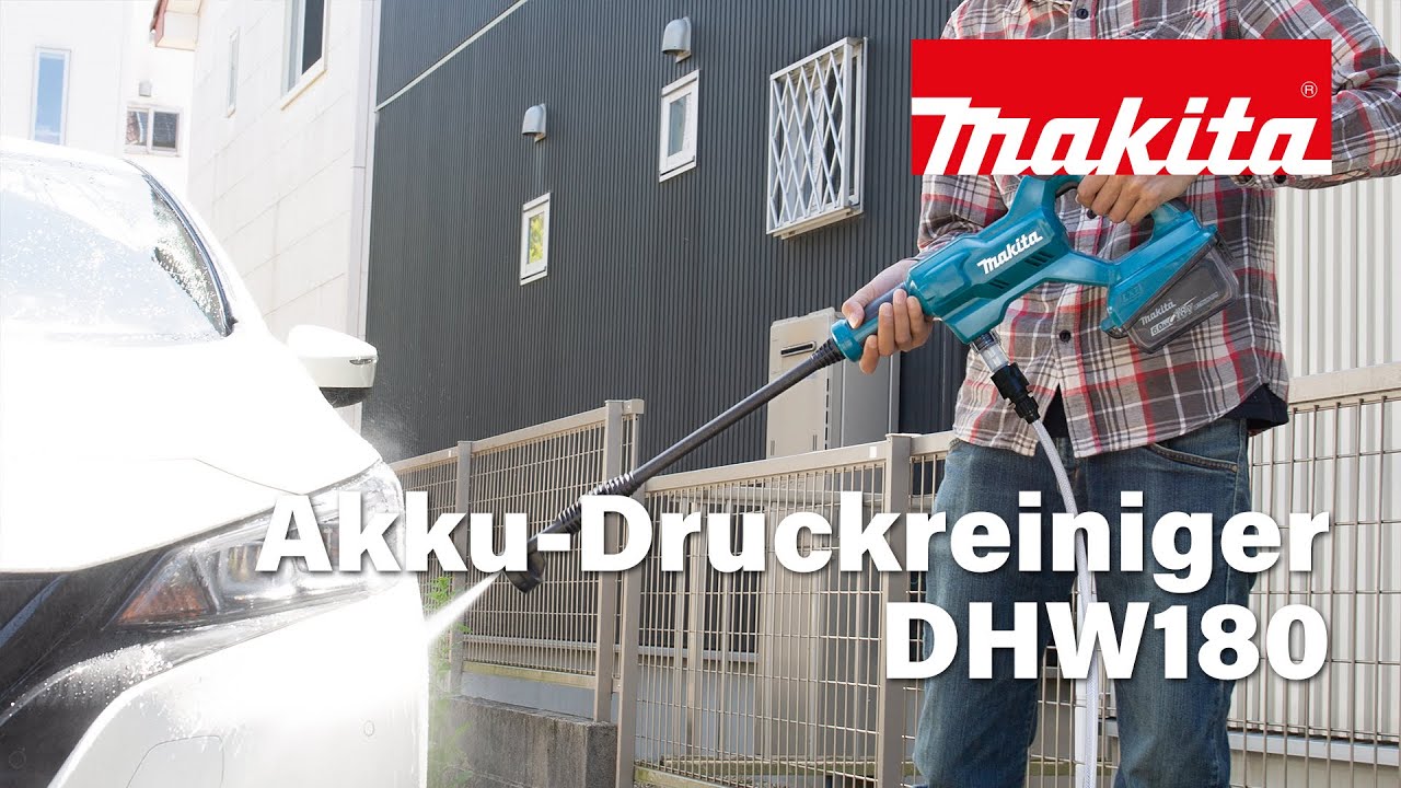 Akku Hochdruckreiniger,100 BAR für Makita 18V Akku Tragbarer Hochdruckreiniger,Bürstenloser Motor,380L/H(6.3L/min),mit 15000mA Batterien,für Auto, Haus, Rasen, Garten, Zaun (Mit 2 Batterie Akku Hochdruckreiniger,100 BAR für Makita 18V Akku Tragbarer Hochdruckreiniger,Bürstenloser Motor,380L/H(6.3L/min),mit 15000mA Batterien,für Auto, Haus, Rasen, Garten, Zaun (Mit 2 Batterie
