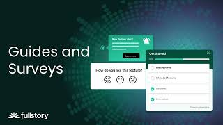 Fullstory Guides and Surveys