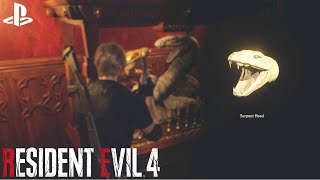 Getting the Serpent Head - How to open the snake statue cage (Resident Evil 4 Remake)