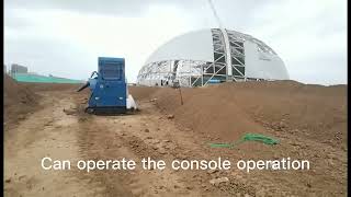M30A Working process of groove type compost turner