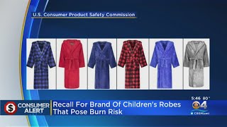 Children Robes Recalled