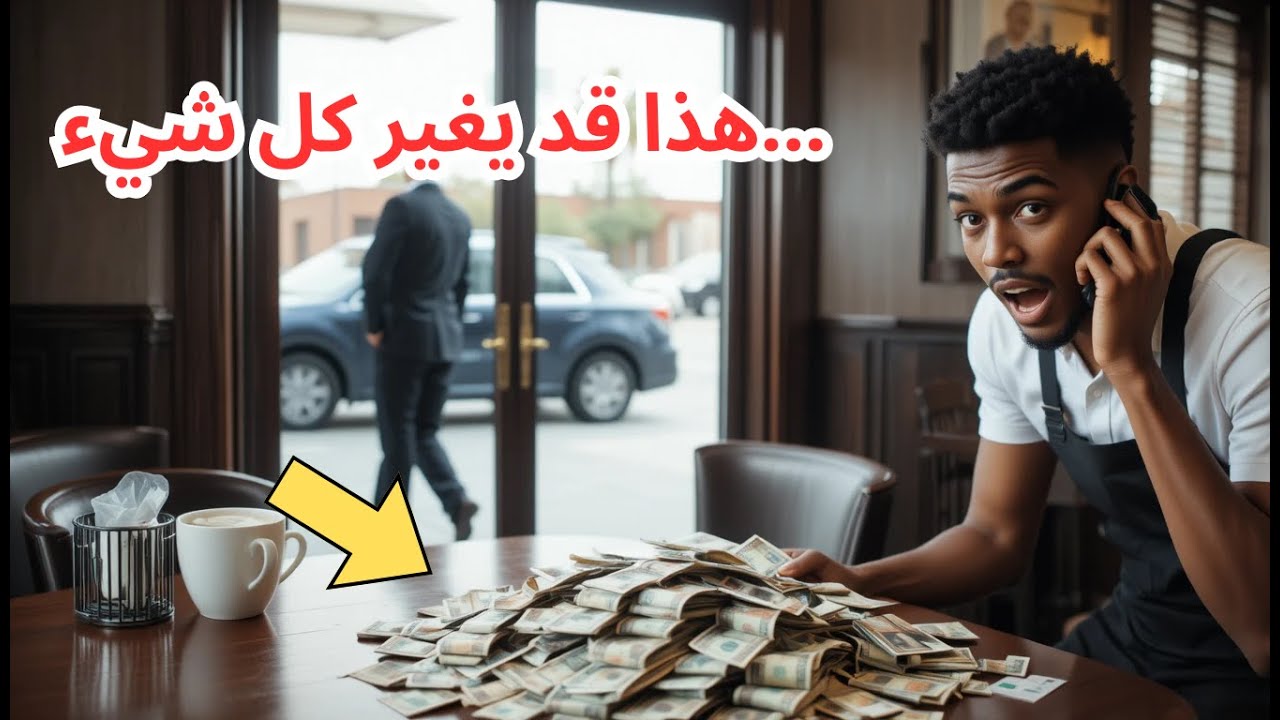 ملياردير ينسى 1000 دولار على الطاولة… وما فعله النادل الأسود الفقير صدم الجميع وانتهى بعدالة فورية!