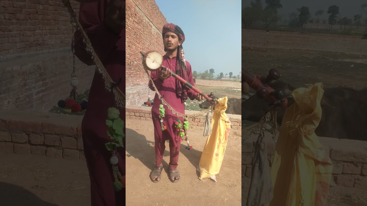 Unbelievable Street Talent: 16-Year-Old Boy Singing 'Allah Hoo' with Desi Guita