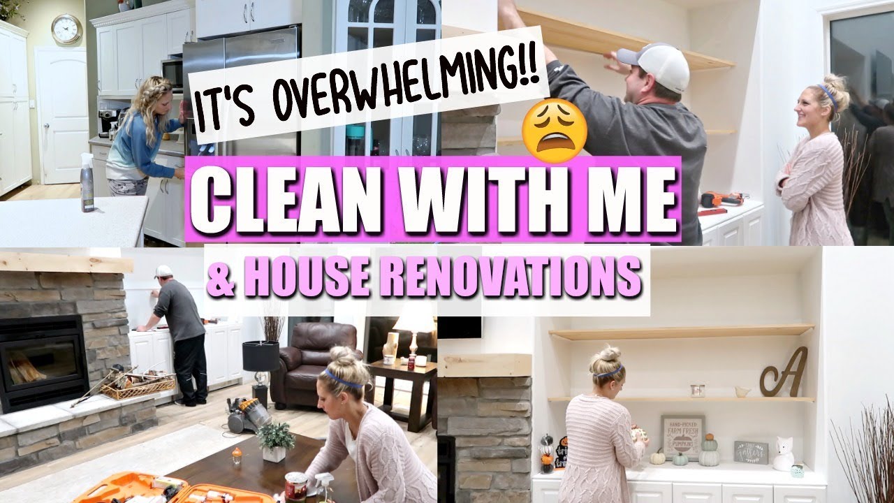 CLEAN WITH ME & NEW HOUSE RENOVATIONS CLEANING MOTIVATION YouTube
